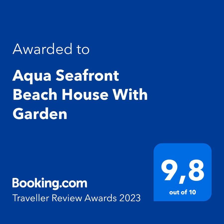 Aqua Seafront Glyfada Corfu Beach House With Garden Exterior photo